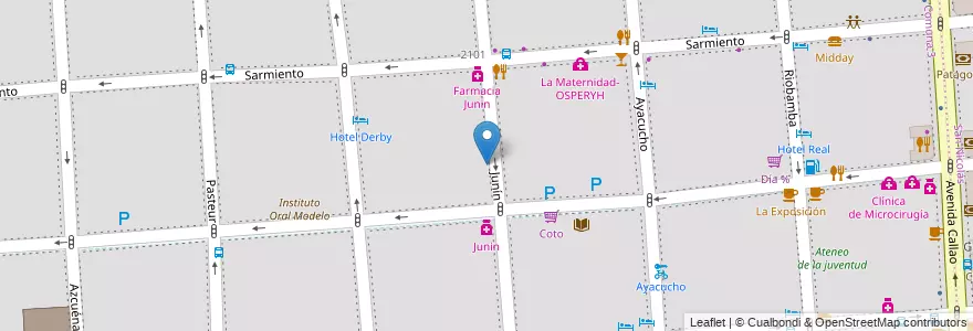 Mapa de ubicacion de Instituto Privado ELLAB - Taller de Idiomas, Balvanera en アルゼンチン, Ciudad Autónoma De Buenos Aires, Comuna 3, ブエノスアイレス.