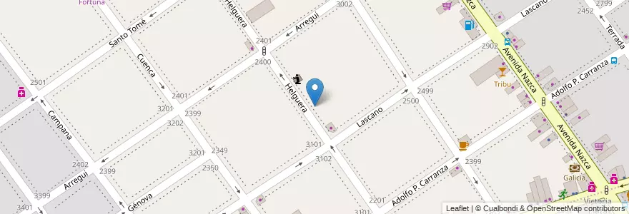 Mapa de ubicacion de Instituto Privado La Escuela de Hilel, Villa del Parque en Argentinien, Ciudad Autónoma De Buenos Aires, Buenos Aires, Comuna 11.