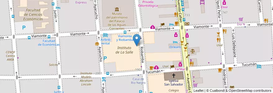 Mapa de ubicacion de Instituto Privado Madre Deus, Balvanera en Argentina, Ciudad Autónoma De Buenos Aires, Comuna 3, Buenos Aires.
