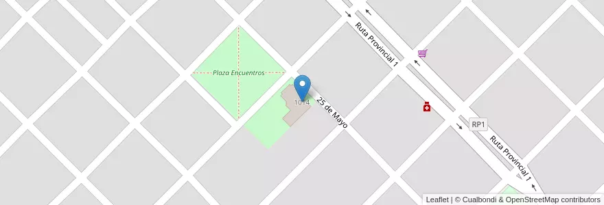 Mapa de ubicacion de Instituto Privado San Jaime D-69 en آرژانتین, استان انتره ریوس, Departamento Federación, Distrito Tatutí, San Jaime De La Frontera, San Jaime De La Frontera.