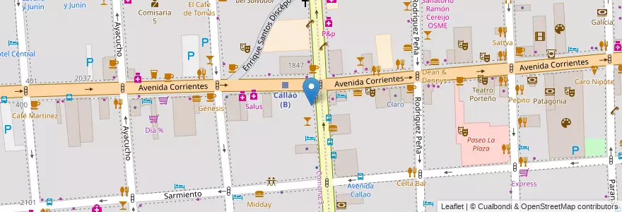 Mapa de ubicacion de Instituto Profesional de Ciencias de la Comercialización, Balvanera en Argentina, Autonomous City Of Buenos Aires, Autonomous City Of Buenos Aires.