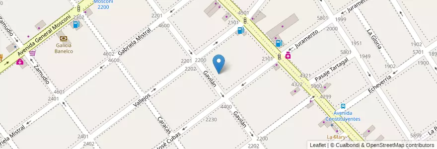 Mapa de ubicacion de Instituto Raices, Villa Pueyrredon en Argentinien, Ciudad Autónoma De Buenos Aires, Comuna 12, Buenos Aires.