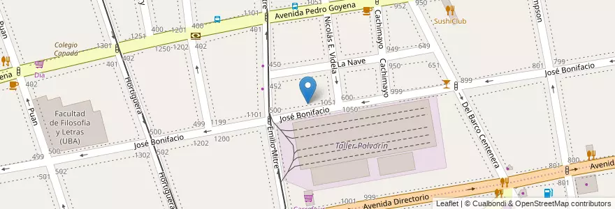 Mapa de ubicacion de Instituto Saint Exupery, Caballito en الأرجنتين, Ciudad Autónoma De Buenos Aires, Comuna 7, Buenos Aires, Comuna 6.