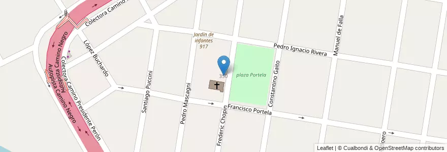 Mapa de ubicacion de Instituto San Alberto Magno en Arjantin, Buenos Aires, Partido De Lomas De Zamora, Lomas De Zamora.
