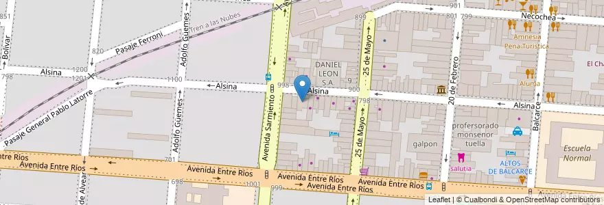 Mapa de ubicacion de INSTITUTO SAN CAYETANO en 阿根廷, Salta, Capital, Municipio De Salta, Salta.