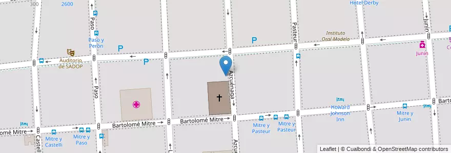 Mapa de ubicacion de Instituto San José, Balvanera en Argentinië, Ciudad Autónoma De Buenos Aires, Comuna 3, Buenos Aires.