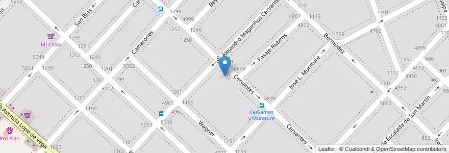 Mapa de ubicacion de Instituto San Ramón Nonato, Velez Sarsfield en Argentinië, Ciudad Autónoma De Buenos Aires, Buenos Aires, Comuna 10.