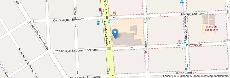 Mapa de ubicacion de Instituto Santa Lucía en 아르헨티나, 부에노스아이레스주, Partido De Florencio Varela, Florencio Varela.