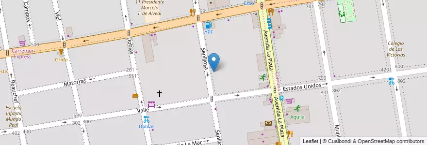 Mapa de ubicacion de Instituto Sta. María, Caballito en Argentinien, Ciudad Autónoma De Buenos Aires, Buenos Aires, Comuna 6.