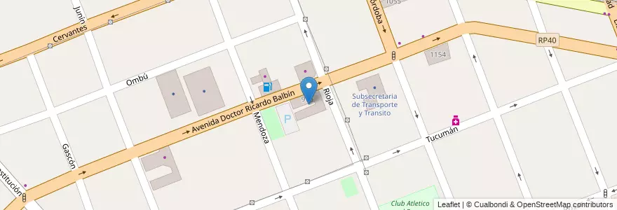 Mapa de ubicacion de Instituto Superior de Formación Docente N°29 en Arjantin, Buenos Aires, Partido De Merlo, Merlo.