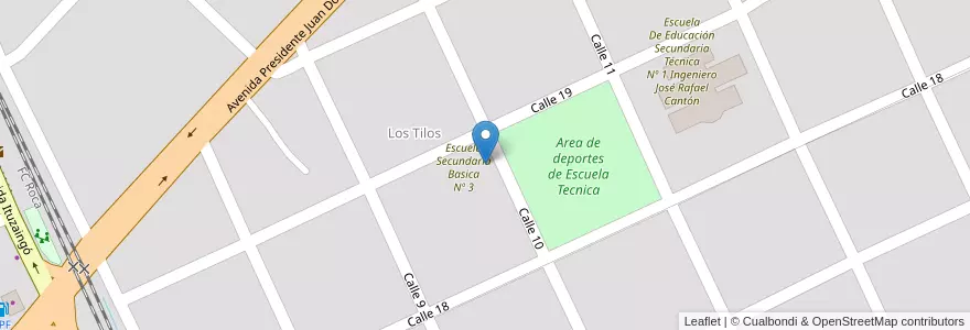Mapa de ubicacion de Instituto Superior De Formación Docente Nº49 en アルゼンチン, ブエノスアイレス州, Brandsen.
