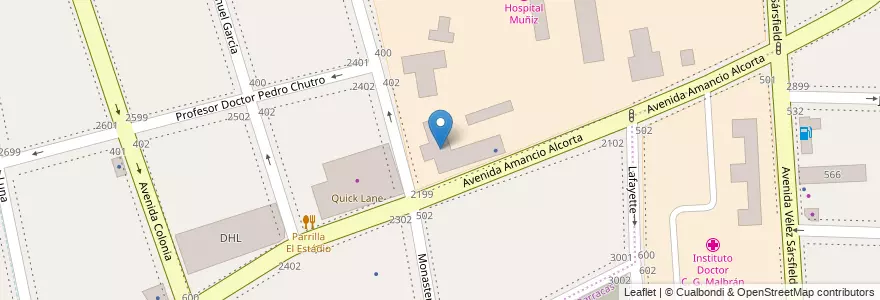 Mapa de ubicacion de Instituto Superior de Tecnicaturas para la Salud, Parque Patricios en آرژانتین, Ciudad Autónoma De Buenos Aires, Comuna 4, Buenos Aires.