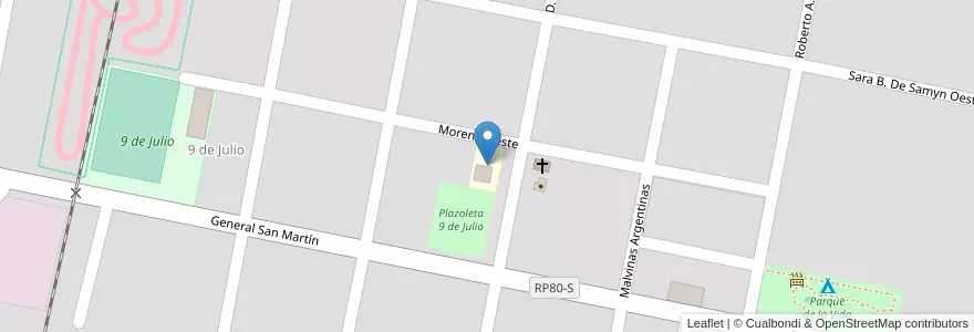 Mapa de ubicacion de Instituto Superior de Tecnologías en las Industrias Lácteas en Arjantin, Santa Fe, Departamento Castellanos, Municipio De Humberto Primo, Humberto Primo.