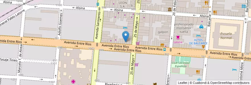 Mapa de ubicacion de instituto tecnico dental en アルゼンチン, サルタ州, Capital, Municipio De Salta, Salta.