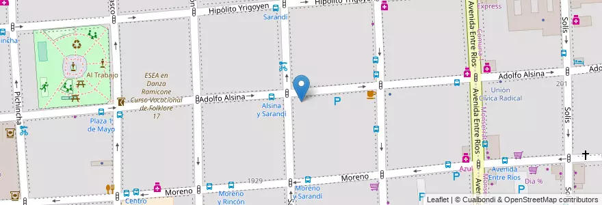 Mapa de ubicacion de Instituto Terciario Tamaba, Balvanera en آرژانتین, Ciudad Autónoma De Buenos Aires, Comuna 3, Buenos Aires.