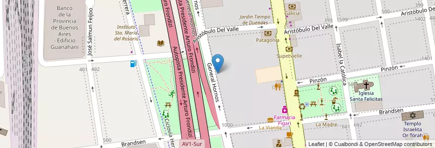 Mapa de ubicacion de Instituto Tiempo Educativo, Barracas en آرژانتین, Ciudad Autónoma De Buenos Aires, Comuna 4, Buenos Aires.