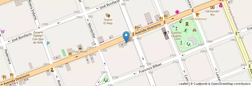Mapa de ubicacion de Instituto Virginio R Grego, Flores en آرژانتین, Ciudad Autónoma De Buenos Aires, Comuna 7, Buenos Aires.