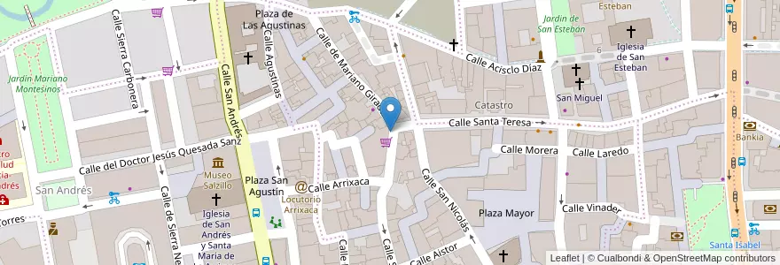 Mapa de ubicacion de Interapothek en 西班牙, Región De Murcia, Región De Murcia, Área Metropolitana De Murcia, Murcia.