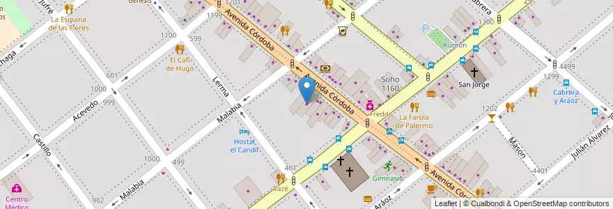 Mapa de ubicacion de International Store, Villa Crespo en 阿根廷, Ciudad Autónoma De Buenos Aires, 布宜诺斯艾利斯, Comuna 15.