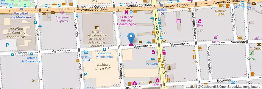 Mapa de ubicacion de Investigaciones Médicas - Centro de Diagnóstico, Balvanera en Argentinië, Ciudad Autónoma De Buenos Aires, Comuna 3, Buenos Aires.