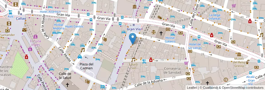 Mapa de ubicacion de Iowa en Испания, Мадрид, Мадрид, Área Metropolitana De Madrid Y Corredor Del Henares, Мадрид.
