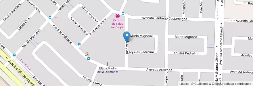 Mapa de ubicacion de I.P.E.M N° 39 Don Bosco en 阿根廷, Córdoba, Departamento Capital, Pedanía Capital, Córdoba, Municipio De Córdoba.