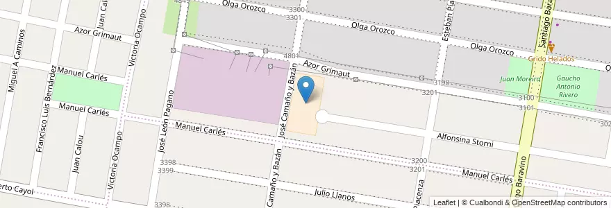 Mapa de ubicacion de I.P.E.M. Nº 198 DR. MARTIN FERREYRA en Arjantin, Córdoba, Departamento Capital, Pedanía Capital, Córdoba, Municipio De Córdoba.