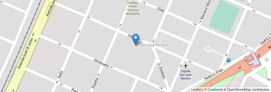 Mapa de ubicacion de IPETyM 69 Juana Manso de Noronha en Аргентина, Кордова, Departamento Colón, Pedanía Cañas, Municipio De Colonia Caroya, Colonia Caroya.