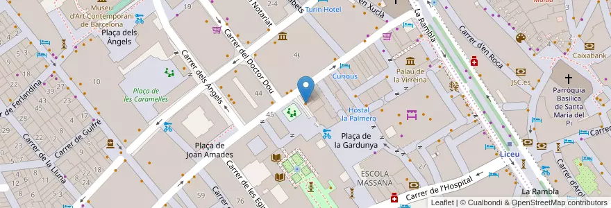 Mapa de ubicacion de Iposa en Испания, Каталония, Барселона, Барселонес, Барселона.