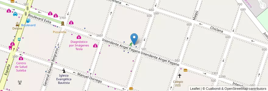 Mapa de ubicacion de Irale en Argentina, Provincia Di Buenos Aires, Partido De Moreno, Moreno.