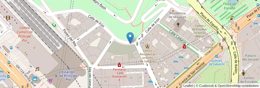 Mapa de ubicacion de IRUN, CALLE, DE,13 en Spagna, Comunidad De Madrid, Comunidad De Madrid, Área Metropolitana De Madrid Y Corredor Del Henares, Madrid.