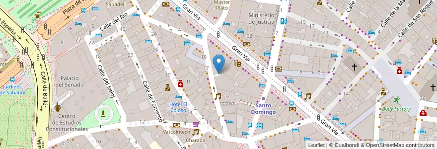 Mapa de ubicacion de Isabel la Católica en إسبانيا, منطقة مدريد, منطقة مدريد, Área Metropolitana De Madrid Y Corredor Del Henares, مدريد.
