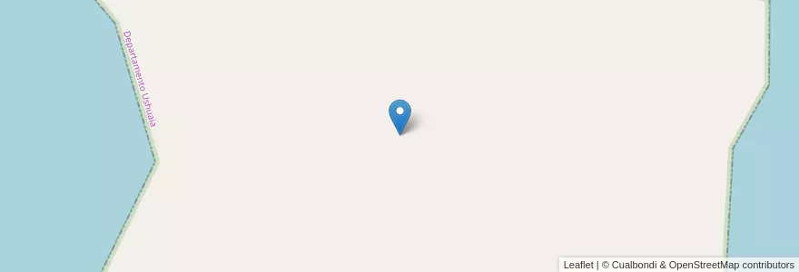 Mapa de ubicacion de Isla Alejandro en الأرجنتين, Departamento Ushuaia.