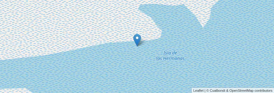 Mapa de ubicacion de Isla de las Hermanas en アルゼンチン, ブエノスアイレス州, Partido De Ramallo.