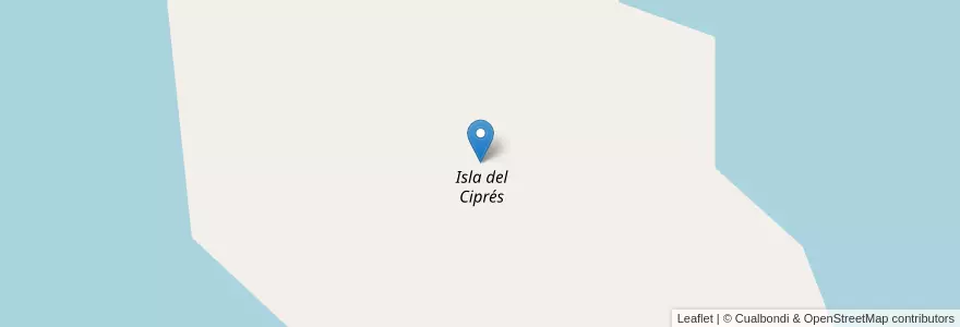 Mapa de ubicacion de Isla del Ciprés en الأرجنتين, Provincia De Última Esperanza, إقليم ماجلان, تشيلي, محافظة سانتا كروز, Lago Argentino.