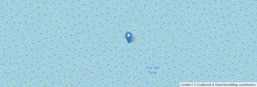 Mapa de ubicacion de Isla del Pele en الأرجنتين, إنتري ريوس, Departamento Victoria, Distrito Secciones.