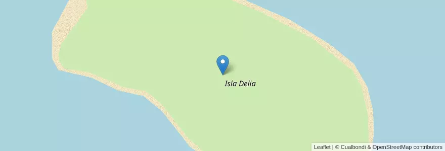 Mapa de ubicacion de Isla Delia en 마가야네스이데라안타르티카칠레나주.