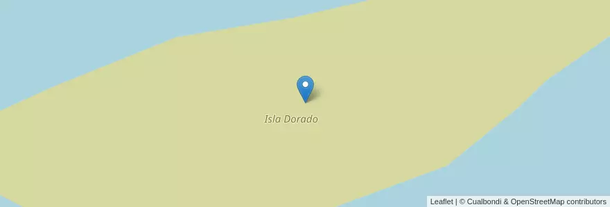 Mapa de ubicacion de Isla Dorado en アルゼンチン, ブエノスアイレス州, Partido De Baradero.