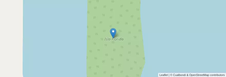Mapa de ubicacion de Isla Florida en 阿根廷, 恩特雷里奥斯省, Distrito Primero.