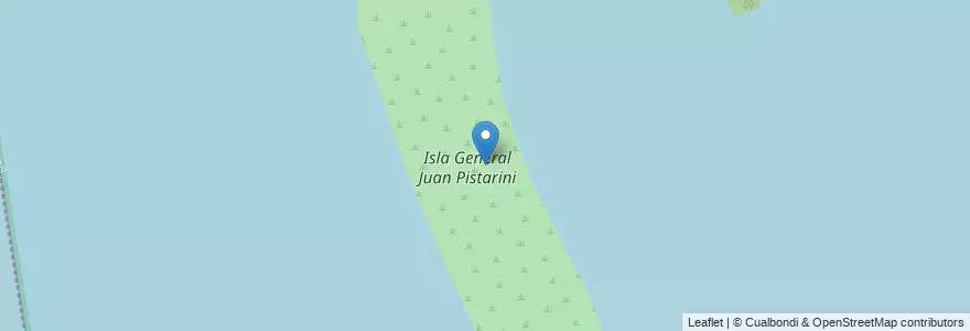 Mapa de ubicacion de Isla General Juan Pistarini en 아르헨티나, 엔트레리오스주, Departamento Victoria, Distrito Secciones.