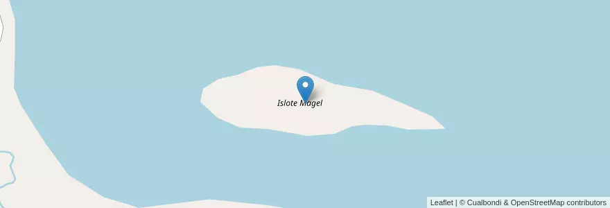 Mapa de ubicacion de Islote Magel en Région De Magallanes Et De L'Antarctique Chilien.