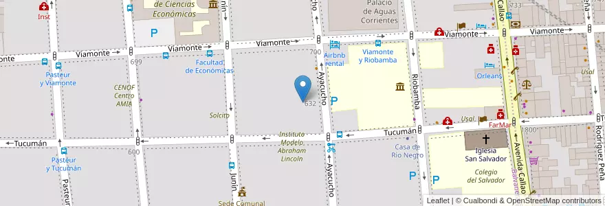 Mapa de ubicacion de ISP JVG, Balvanera en Argentinien, Ciudad Autónoma De Buenos Aires, Comuna 3, Buenos Aires.