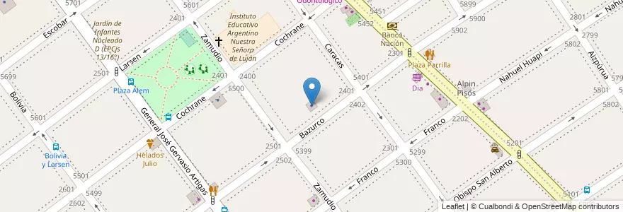 Mapa de ubicacion de iss Facility Services, Villa Pueyrredon en الأرجنتين, Ciudad Autónoma De Buenos Aires, Comuna 12, Buenos Aires.