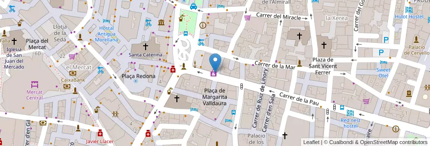 Mapa de ubicacion de Italian Break en İspanya, Comunitat Valenciana, València / Valencia, Comarca De València, València.