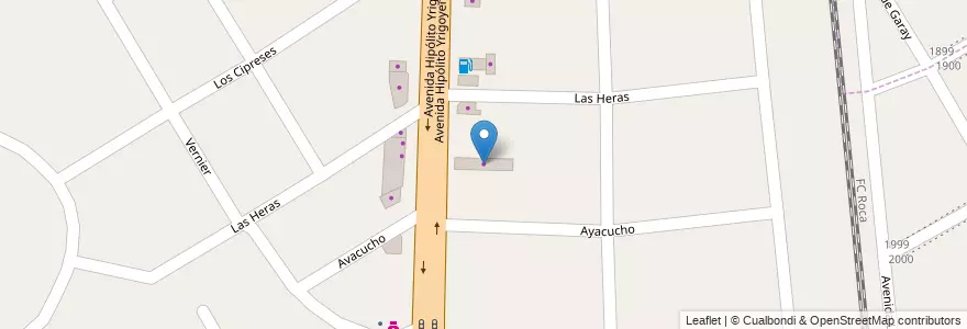 Mapa de ubicacion de Italtec en Argentina, Buenos Aires, Partido De Almirante Brown.