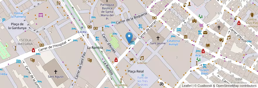 Mapa de ubicacion de Itapa en İspanya, Catalunya, Barcelona, Barcelonès, Barcelona.