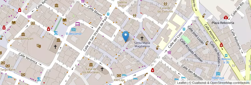 Mapa de ubicacion de ixie Bar en 西班牙, Aragón, 萨拉戈萨, Zaragoza, 萨拉戈萨.