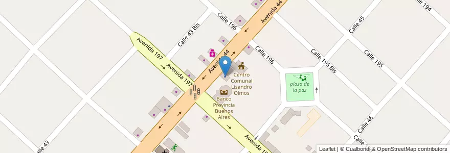 Mapa de ubicacion de J. Catton Propiedades, Lisandro Olmos en Argentina, Buenos Aires, Partido De La Plata, Lisandro Olmos.