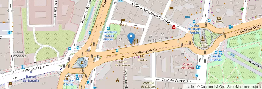Mapa de ubicacion de James Joyce Irish Pub en Spain, Community Of Madrid, Community Of Madrid, Área Metropolitana De Madrid Y Corredor Del Henares, Madrid.