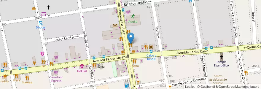 Mapa de ubicacion de Jamon Jamon, Boedo en 아르헨티나, Ciudad Autónoma De Buenos Aires, Comuna 5, 부에노스아이레스.